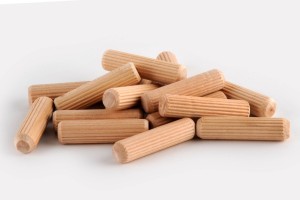 Chevilles en Bois 8X30mm Assorties pour Meubles en Bois